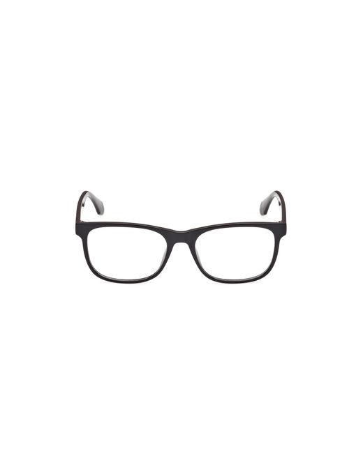 Adidas Black Or5086 001 Optical Frames Injected Squared Normal for men