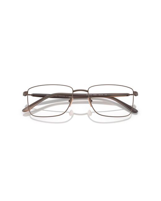 Giorgio Armani Black Ar5150 3006 Optical Frames Steel Transparent Squared Normal for men