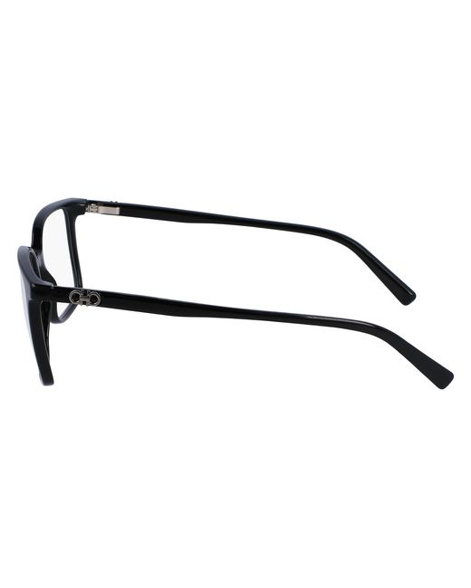 Ferragamo Black Sf2954 001 Optical Frames Injected Squared Normal Normal for men