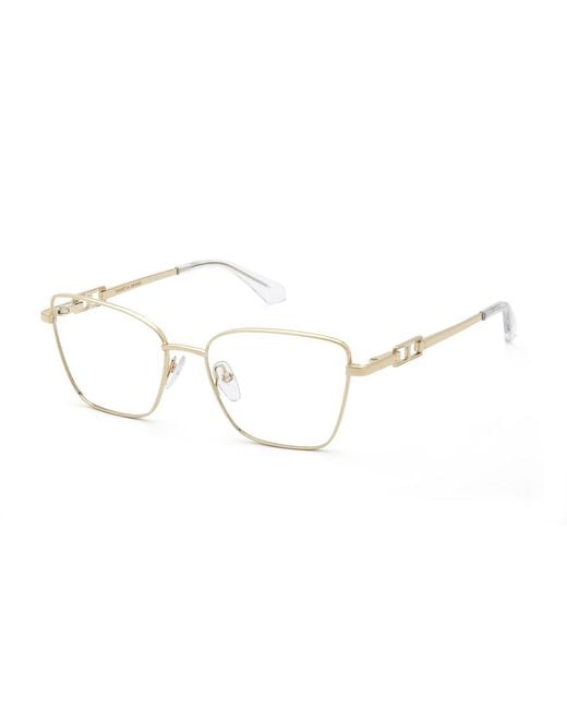 Twinset Black Vtw133 300 Optical Frames Metal Squared