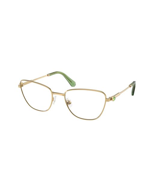 Swarovski Black Sk1018 4036 Optical Frames Metal Cat Eye Normal