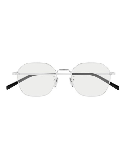 Gucci Black Gg1956Ok 002 Optical Frames Metal Transparent Squared
