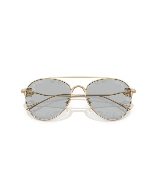 Giorgio Armani Black Ar6167 3002Al Sunglasses Metal Pilot Normal