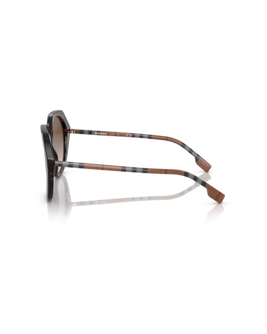 Burberry Black Be4375 Vanessa 401713 Sunglasses Acetate Geometric Normal Shaded