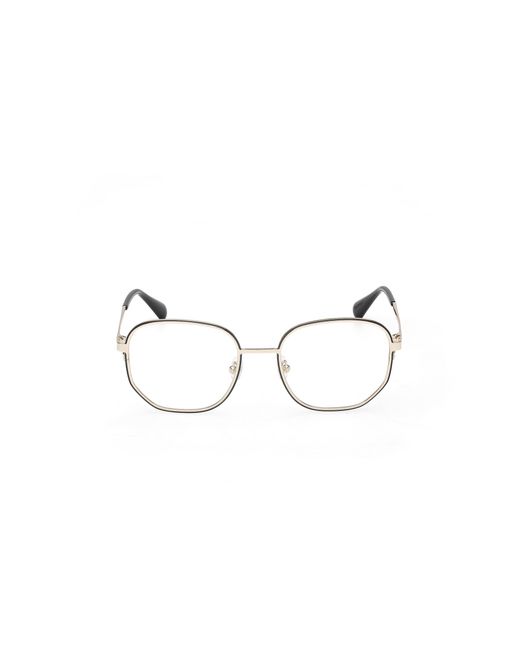MAX&Co. Black Mo5196 32A Optical Frames Metal Geometric Normal