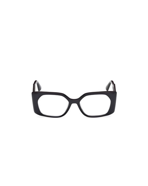 MAX&Co. Black Mo5168 001 Optical Frames Acetate Squared Normal