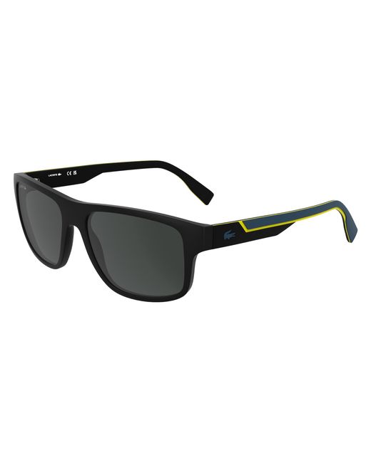 Lacoste Black L6057S 002 Sunglasses Bio-Inject Squared Normal for men