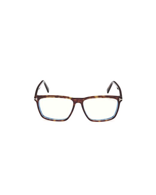Tom Ford Black Ft5959-B 052 Optical Frames Acetate Squared Normal for men
