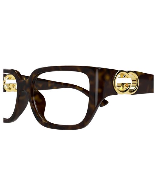 Gucci Black Gg1694Oa 002 Optical Frames Injected Transparent Squared