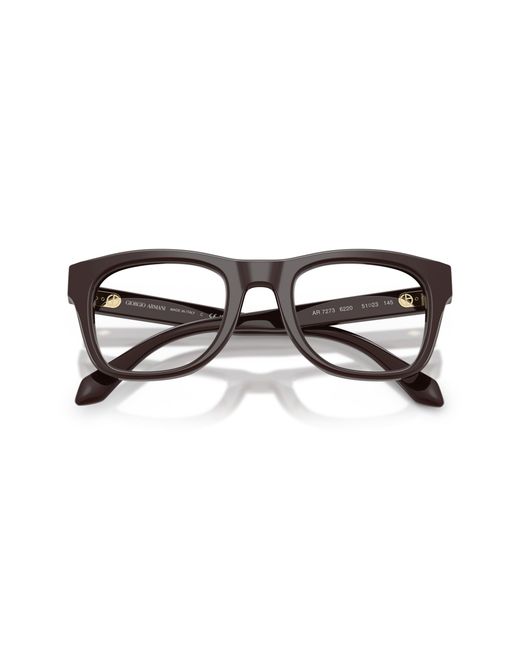 Giorgio Armani Black Ar7273 6220 Optical Frames Acetate Pillow Normal for men