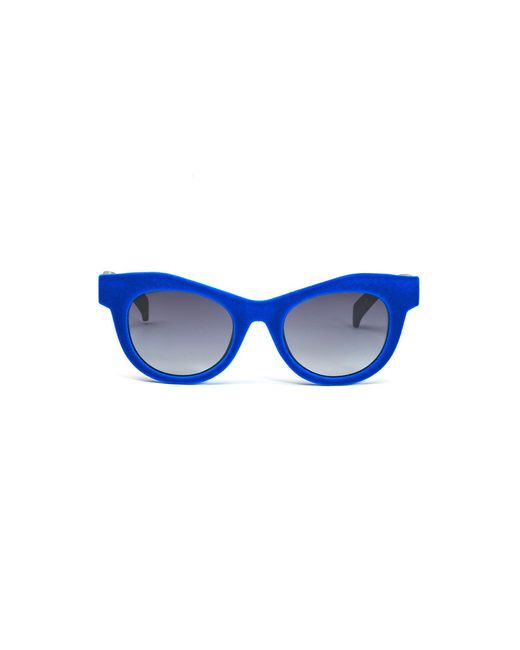 Italia Independent Blue 0096V 022.000 Outlet Sunglasses Plastic Cat Eye Shaded