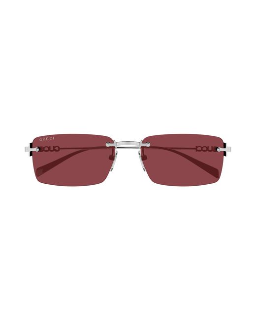 Gucci Black Gg1941S 003 Sunglasses Metal Squared for men