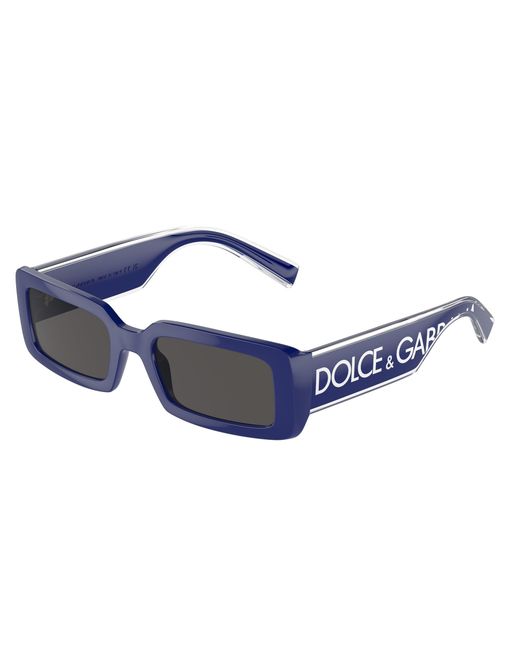 Dolce & Gabbana Blue Dg6187 309487 Sunglasses Injected Squared Normal