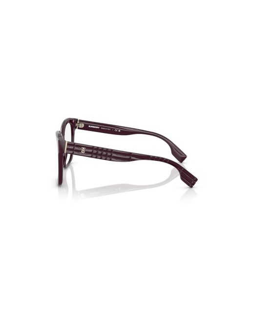Burberry Black Be2363 Sylvie 3979 Optical Frames Acetate Transparent Squared Normal