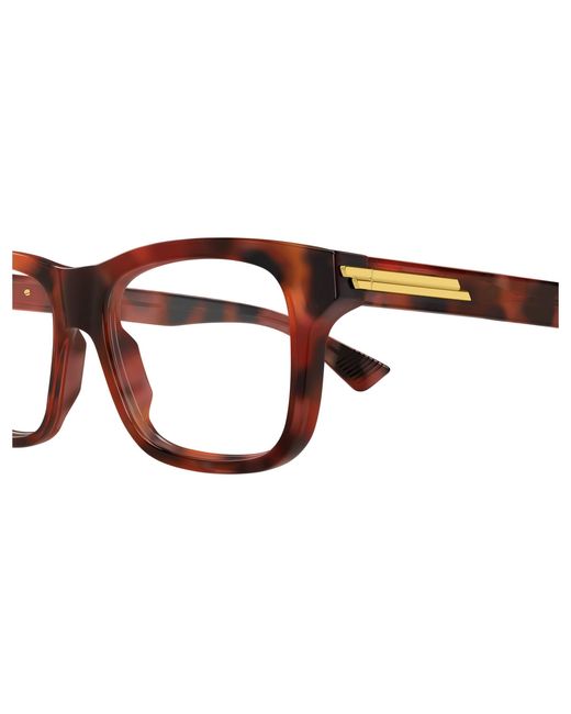 Bottega Veneta Black Bv1412O 006 Optical Frames Acetate Transparent Squared for men