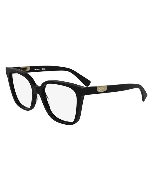 Longchamp Black Lo2765 001 Optical Frames Acetate Squared Normal