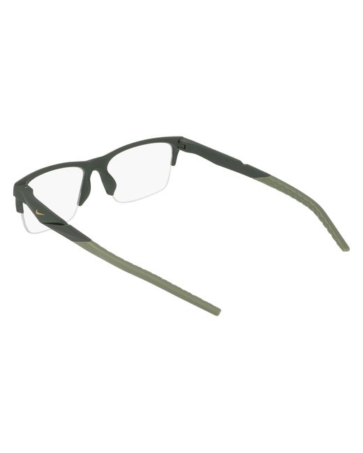 Nike Black 7279 315 Optical Frames Bio-Injected Squared Normal for men