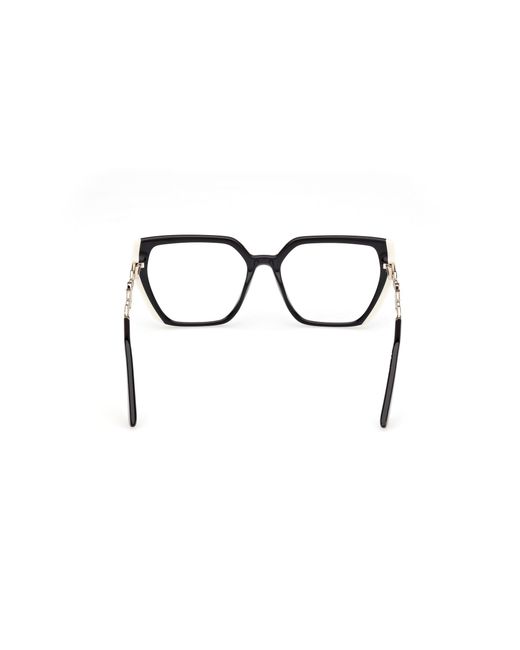 Guess Black Gm50005 001 Optical Frames Acetate Geometric Normal