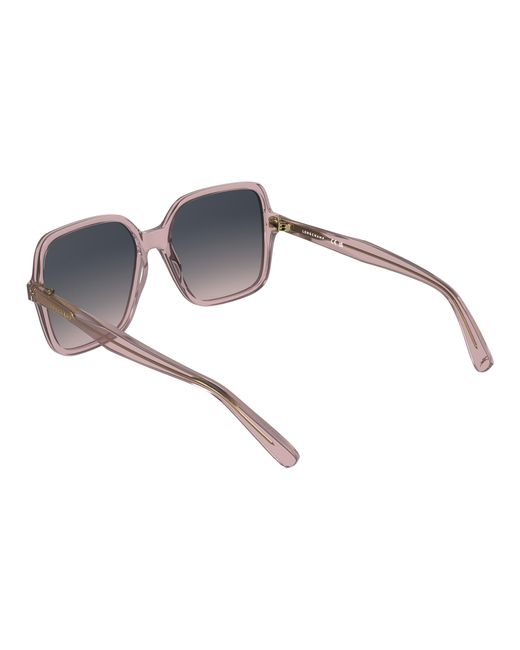 Longchamp Black Lo808S 610 Sunglasses Acetate Squared Normal