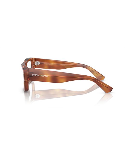 Dolce & Gabbana Black Dg3379 705 Optical Frames Acetate Transparent Squared Normal for men