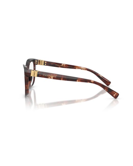 Dolce & Gabbana Black Dg3437 3222 Optical Frames Acetate Transparent Pantos Normal