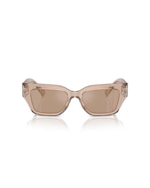 Dolce & Gabbana Black Dg4462 34325A Sunglasses Acetate Cat Eye Normal Flash