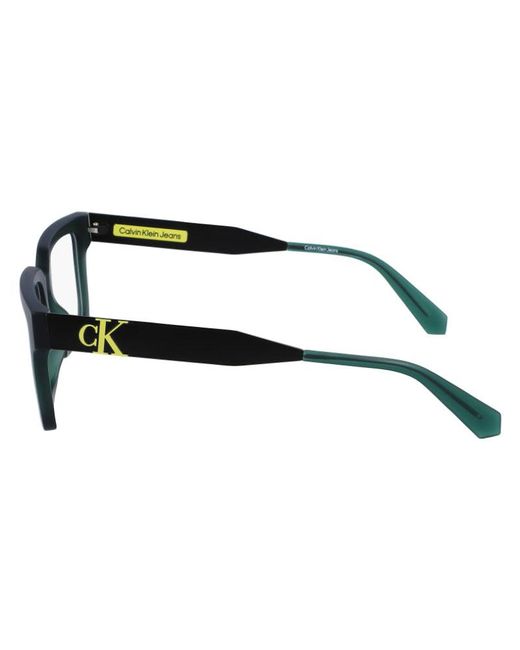 Calvin Klein Black Ckj23619 300 Optical Frames Plastic Squared for men