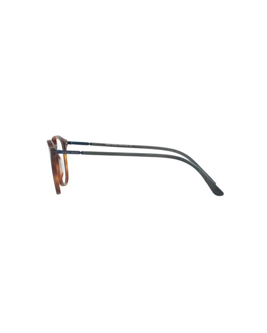 Giorgio Armani Black Ar7125 5570 Matte Horn Optical Frames Acetate Pantos Normal for men