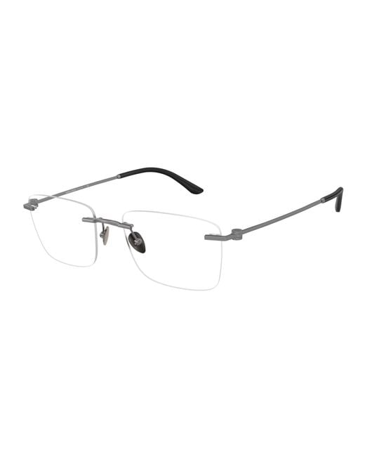 Giorgio Armani Black Ar5124 3003 Optical Frames Metal Squared Normal for men