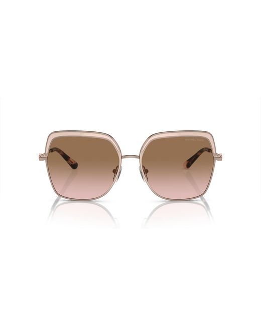Michael Kors Black Mk1141 Greenpoint 110811 Sunglasses Metal Squared Normal Shaded