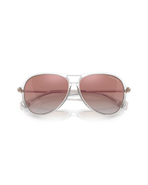 Michael Kors Black Mk2176U Breckenridge 30156F Sunglasses Injected Pilot Normal Shaded