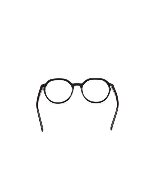 Guess Black Gu50166 001 Optical Frames Acetate Round Normal