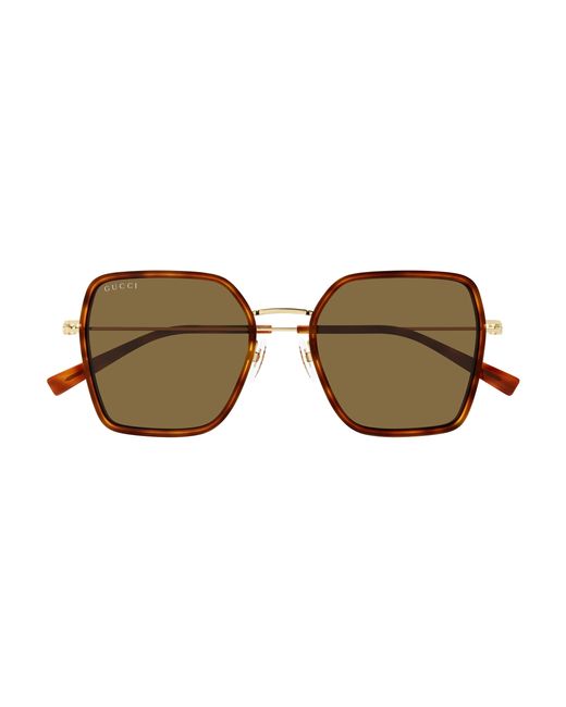 Gucci Black Gg1850Sa 002 Sunglasses Injected Squared
