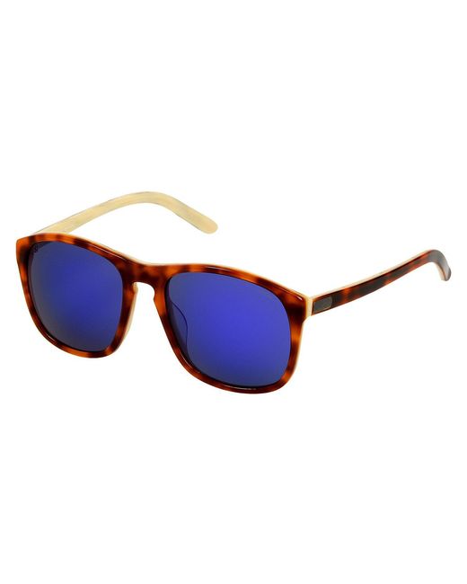 Lozza Black Sl1845V Cooper 7Hgv Sunglasses Acetate Squared Normal Multilayer for men