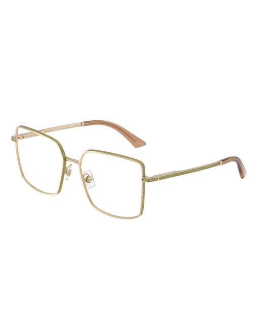Jimmy Choo Black Jc2017J 3006 Optical Frames Metal Squared Normal
