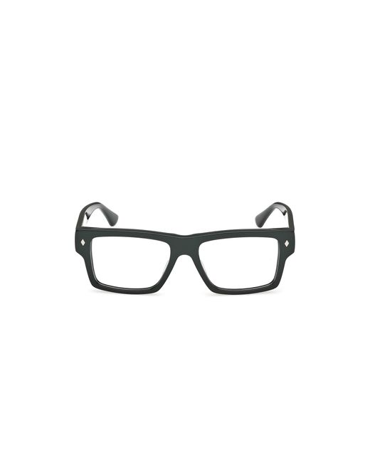 Web Black We5415 096 Optical Frames Acetate Squared Normal for men