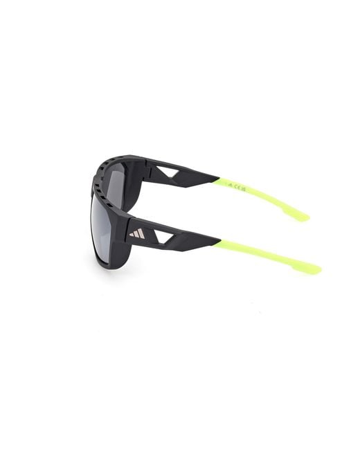 Adidas Originals Black Sp0097 02C Sunglasses Injected Round Normal for men