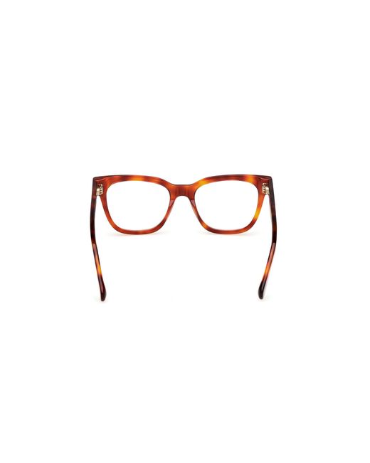 MAX&Co. Black Mo5187 053 Optical Frames Acetate Squared Normal