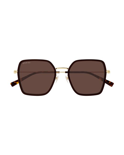 Gucci Black Gg1850Sa 003 Sunglasses Injected Squared
