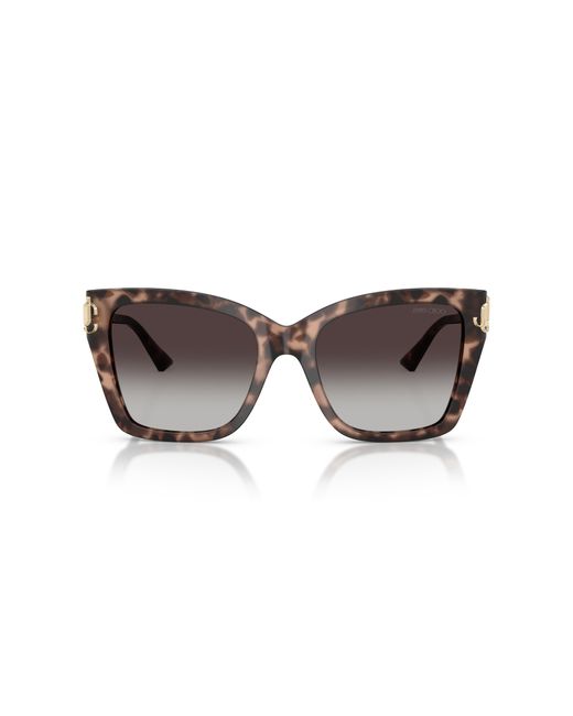 Jimmy Choo Black Jc5012 50708G Sunglasses Acetate Squared Normal Nuanced