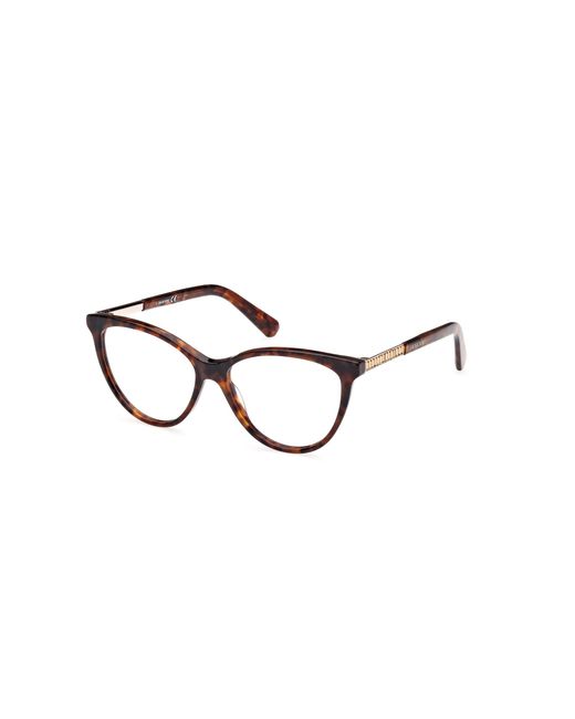 Swarovski Black Sk5474 052 Optical Frames Outlet Acetate Round Normal