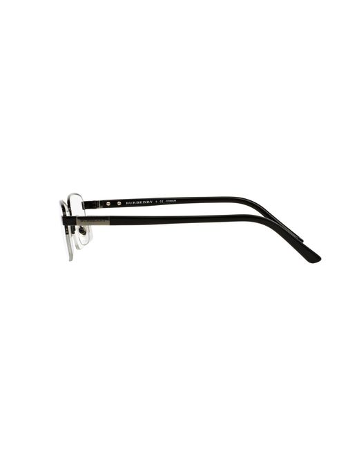 Burberry Black Be1288Td 1001 Optical Frames Titanium Squared Normal for men