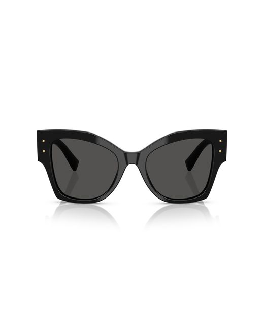 Dolce & Gabbana Black Dg4478 501/87 Sunglasses Acetate Cat Eye Normal