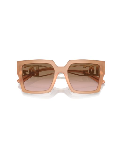 Dolce & Gabbana Black Dg4446B 343611 Sunglasses Acetate Squared Normal Shaded