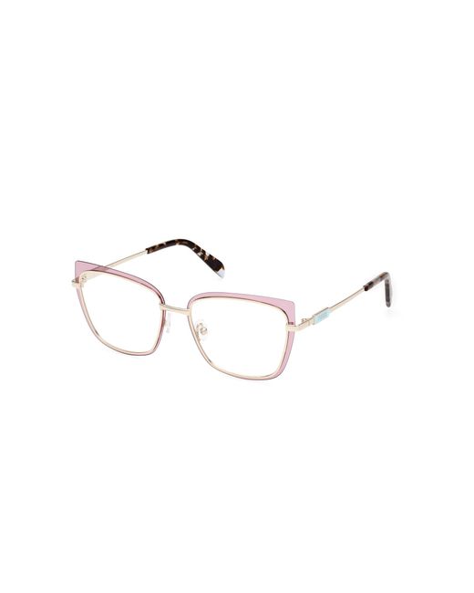 Emilio Pucci Black Ep5219 074 Optical Frames Metal Squared Normal