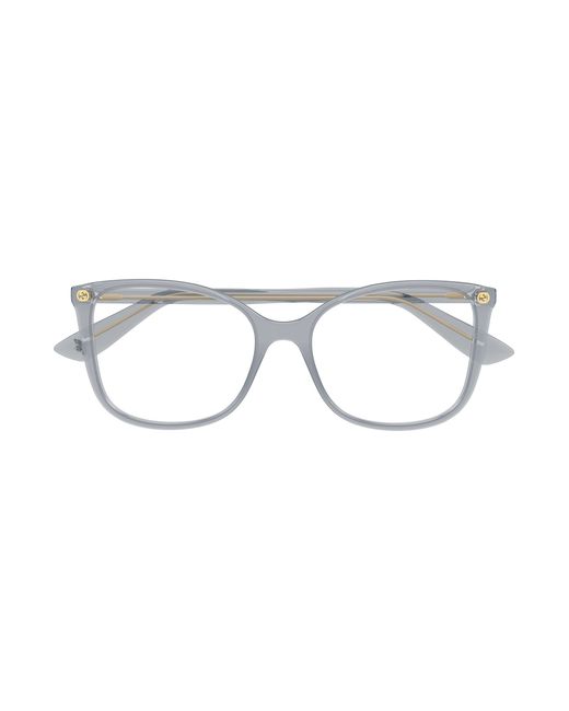 Gucci Black Gg0026O 017 Optical Frames Acetate Cat Eye