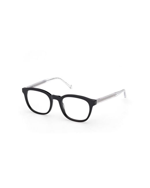 Timberland Black Tb50084 001 Optical Frames Acetate Round Normal for men