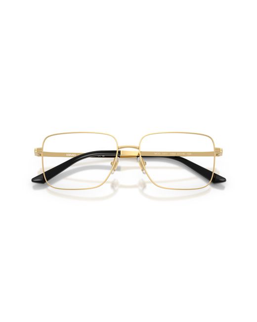 Versace Black Ve1311 1002 Optical Frames Metal Pillow Normal for men