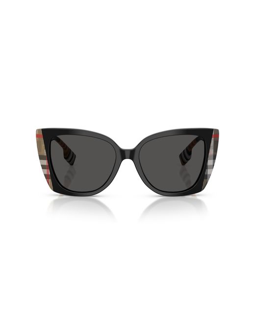 Burberry Black Be4393 Meryl 405587 Sunglasses Acetate Cat Eye Normal