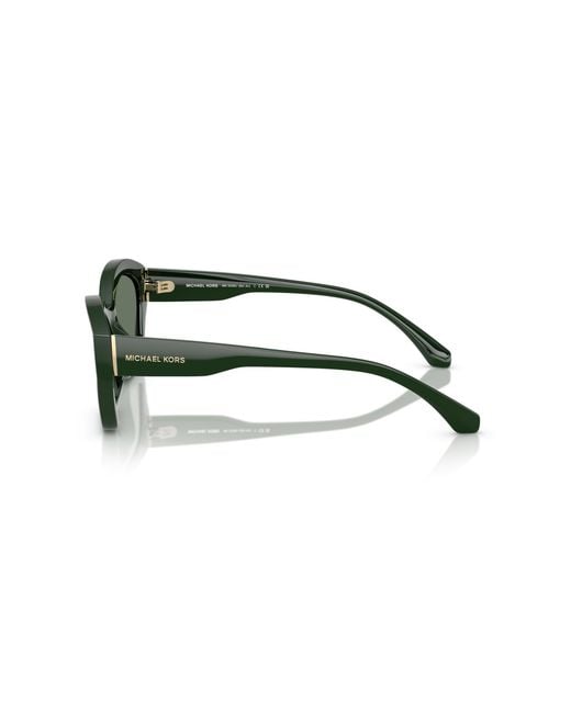 Michael Kors Green Mk2209U Bel Air 40063H Sunglasses Injected Geometric Normal
